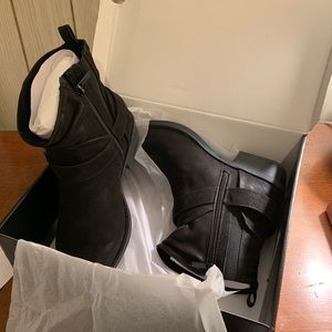 New! Black slouch Moro booties from Torrid